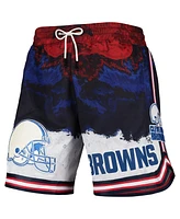 Men's Pro Standard Navy, Red Cleveland Browns Americana Shorts