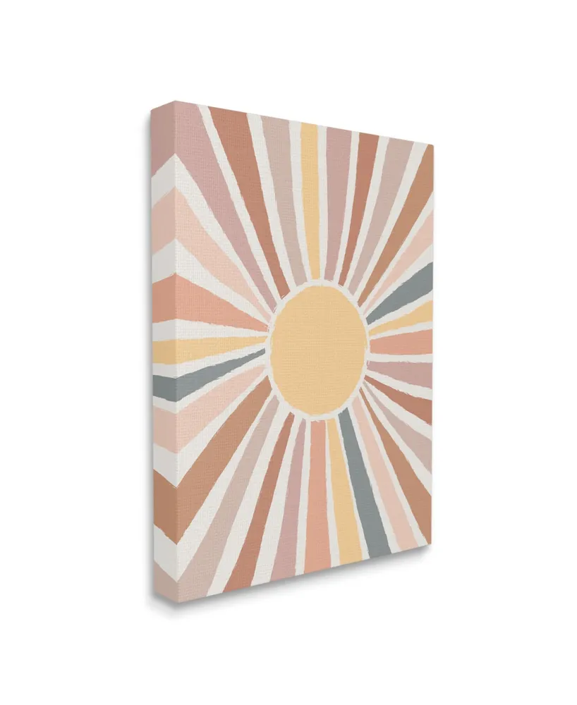 Stupell Industries Southwestern Desert Sun Striped Pattern Rays Art, 16" x 20" - Multi