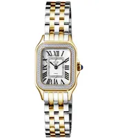 Gevril Women's Milan Swiss Quartz Two-Tone Stainless Steel Bracelet Watch 27.5mm - Gold