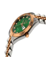 Gevril Women's Naples Swiss Quartz Two-Tone Stainless Steel Bracelet Watch 34mm