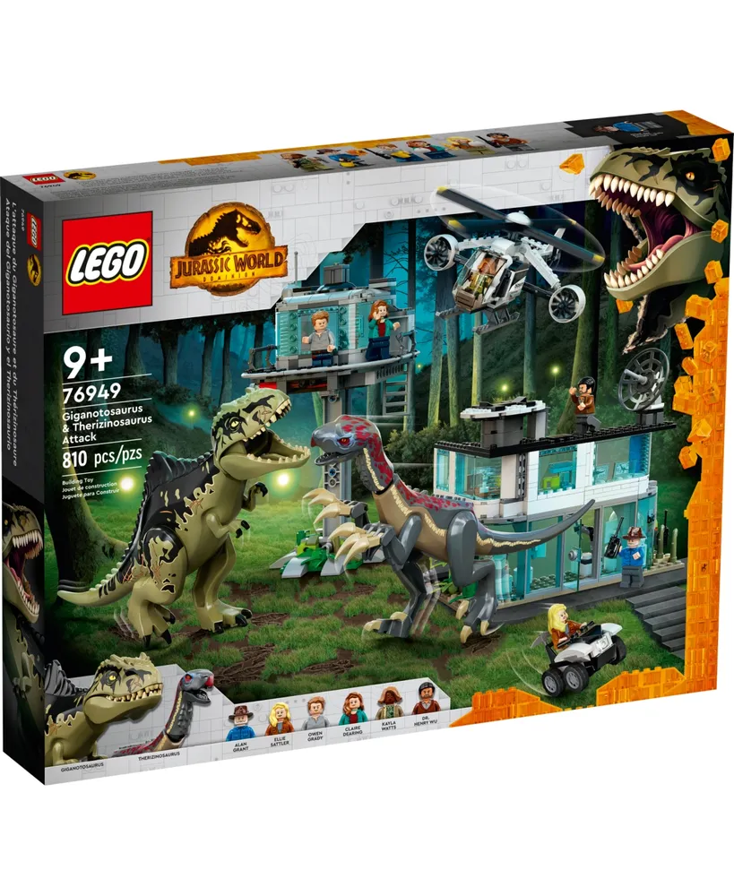 Lego Jurassic World Giganotosaurus Therizinosaurus Attack 76949 Minifigure Toy Building Set