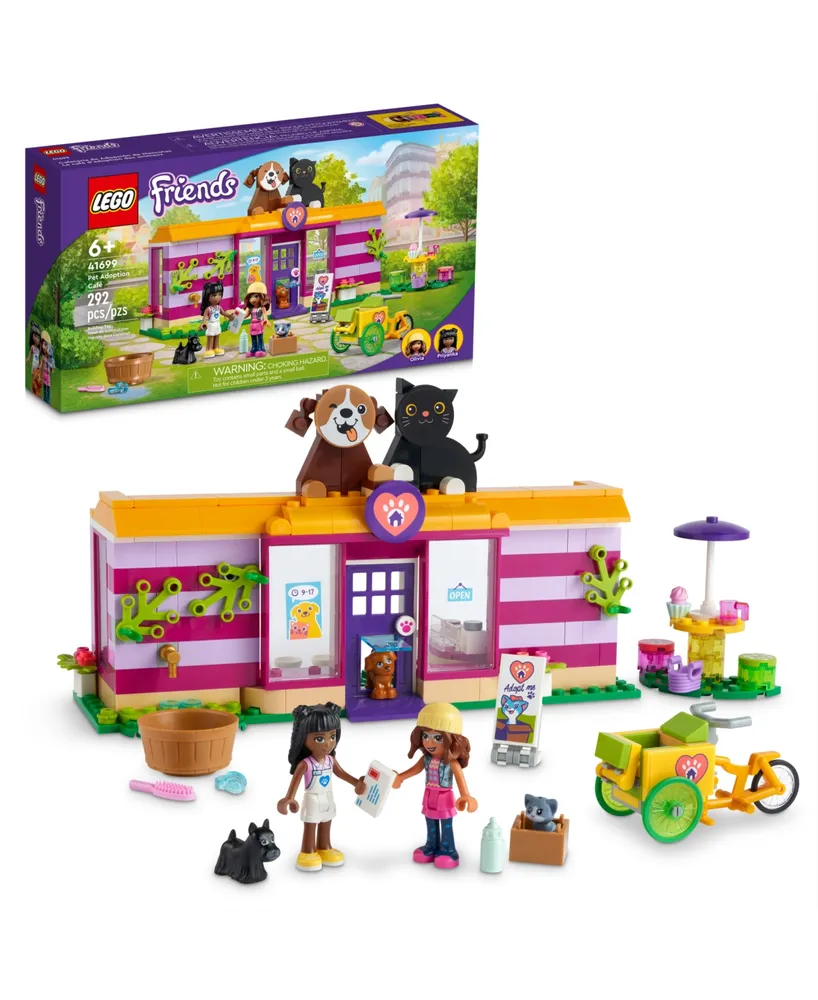 Lego Friends Pet Adoption Cafe 41699 Building Set, 292 Pieces