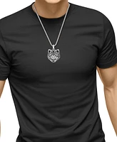 Effy Men's Panther 22" Pendant Necklace in Sterling Silver