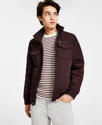 Tommy Hilfiger Men's Four-Pocket Filled Performance Bomber Jacket