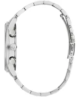 Bulova Men's Chronograph Classic Stainless Steel Bracelet Watch 42mm - Silver