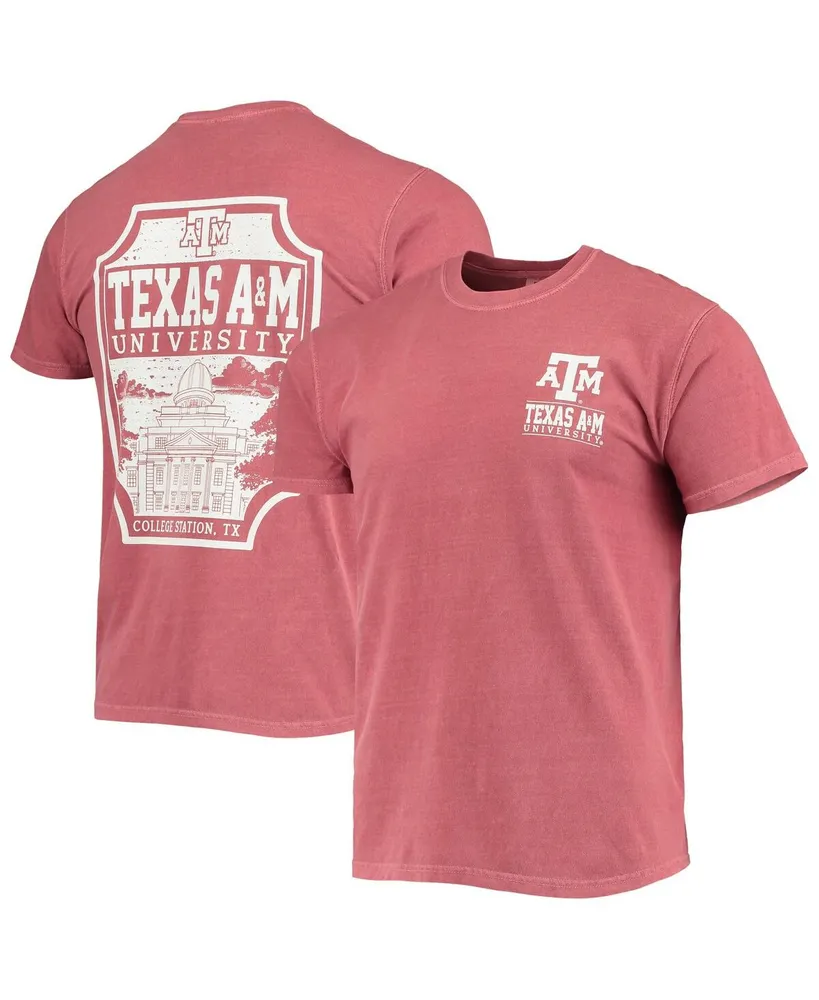 Men's Maroon Texas A&M Aggies Comfort Colors Campus Team Icon T-shirt