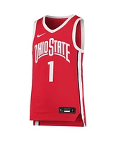 Nike Youth Boys and Girls #1 Ohio State Buckeyes Throwback Team Replica Basketball Jersey