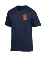 Men's Champion Navy Syracuse Orange Stack 2-Hit T-shirt