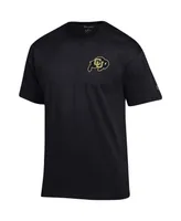 Men's Champion Black Colorado Buffaloes Stack 2-Hit T-shirt