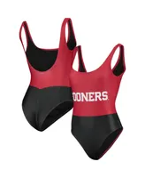 Women's Foco Crimson Oklahoma Sooners One-Piece Bathing Suit