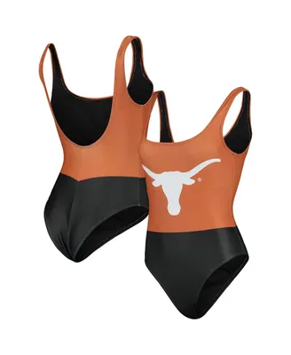 Women's Foco Texas Orange Texas Longhorns One-Piece Bathing Suit