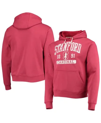 Men's League Collegiate Wear Cardinal Stanford Cardinal Volume Up Essential Fleece Pullover Hoodie