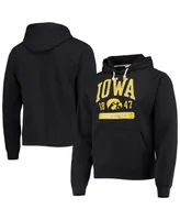 Men's League Collegiate Wear Black Iowa Hawkeyes Volume Up Essential Fleece Pullover Hoodie