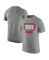 Men's Nike Heathered Gray Ole Miss Rebels 2022 Ncaa Men's Baseball College World Series Champions T-shirt