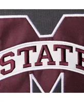 Big Boys Charcoal Mississippi State Bulldogs Big Logo Pullover Hoodie