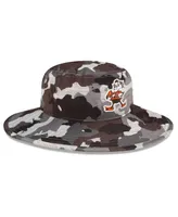 Men's New Era Camo Cleveland Browns 2022 Nfl Training Camp Official Historic Logo Panama Bucket Hat