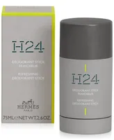 HERMES Men's H24 Refreshing Deodorant Stick, 2.6 oz.