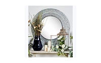 Coastal Wood Wall Mirror, 32" x 32"