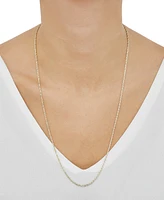 Glitter Rope 24" Chain Necklace in 10k Gold, Created for Macy's