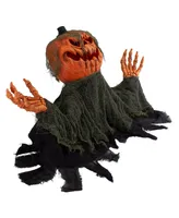 Animated Pumpkin Halloween Decoration, 30"