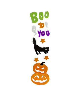 Boo To You Halloween Gel Window Clings