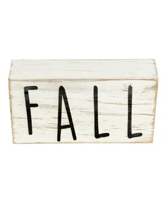 Distressed Wood Autumn Harvest Fall Sign, 6"
