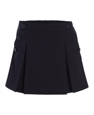 Nautica Big Girls Plus Size Uniform Elastic Waist Scooter Skorts