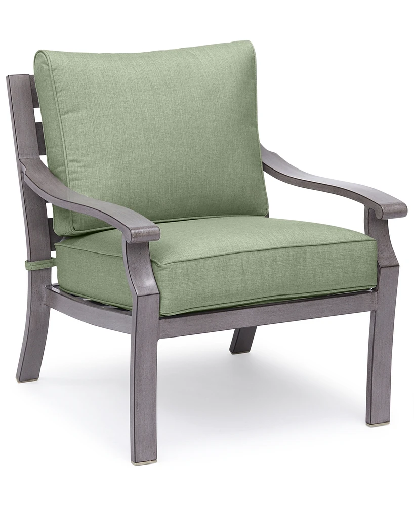 Closeout! Tara Aluminum Outdoor Club Chair, Created for Macy's