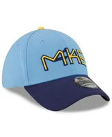 Men's New Era Powder Blue Milwaukee Brewers City Connect 39THIRTY Flex Hat