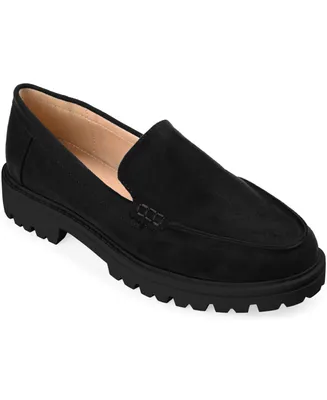 Journee Collection Women's Erika Lug Sole Loafers