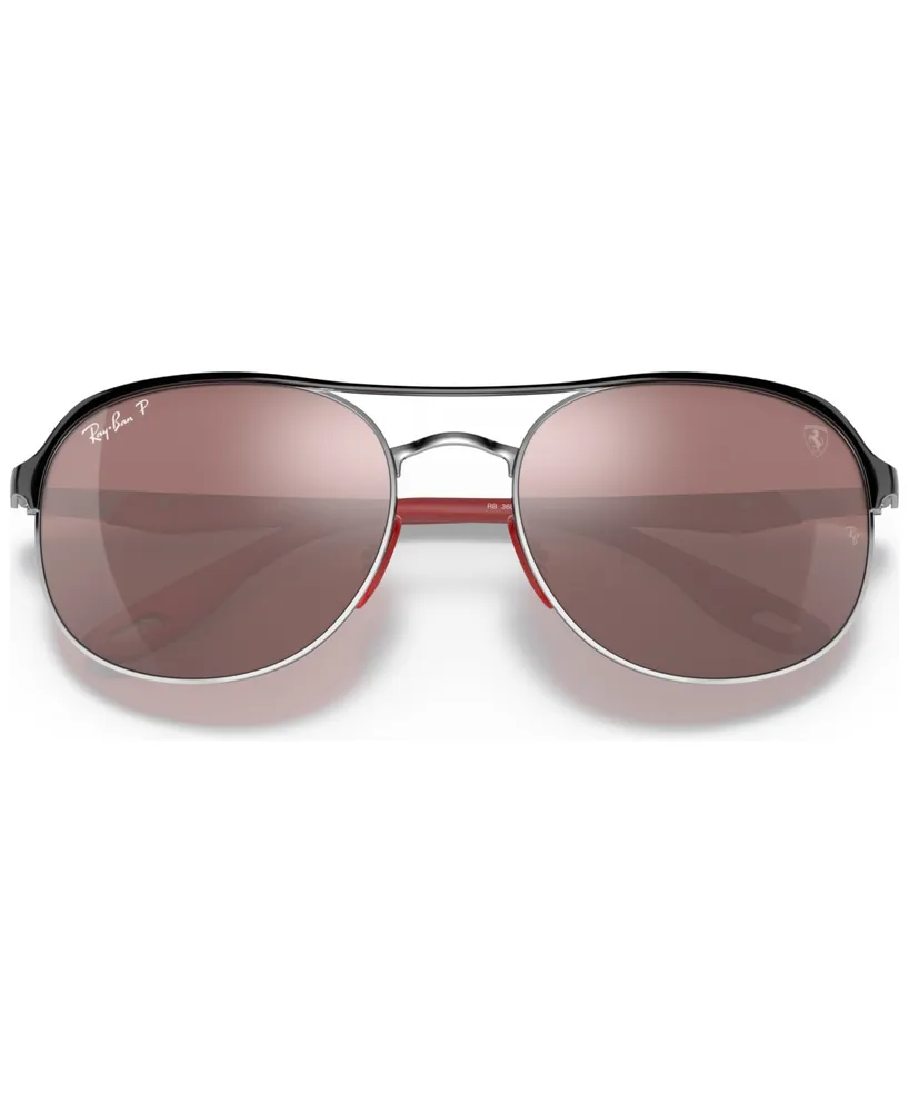 Ray-Ban RB3685M Scuderia Ferrari Collection 58 Unisex Polarized Sunglasses