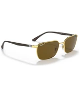 Ray-Ban Unisex Polarized Sunglasses, RB3684CH 58