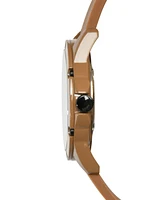 Spgbk Watches Unisex Sandhill Brown Silicone Strap Watch 44mm