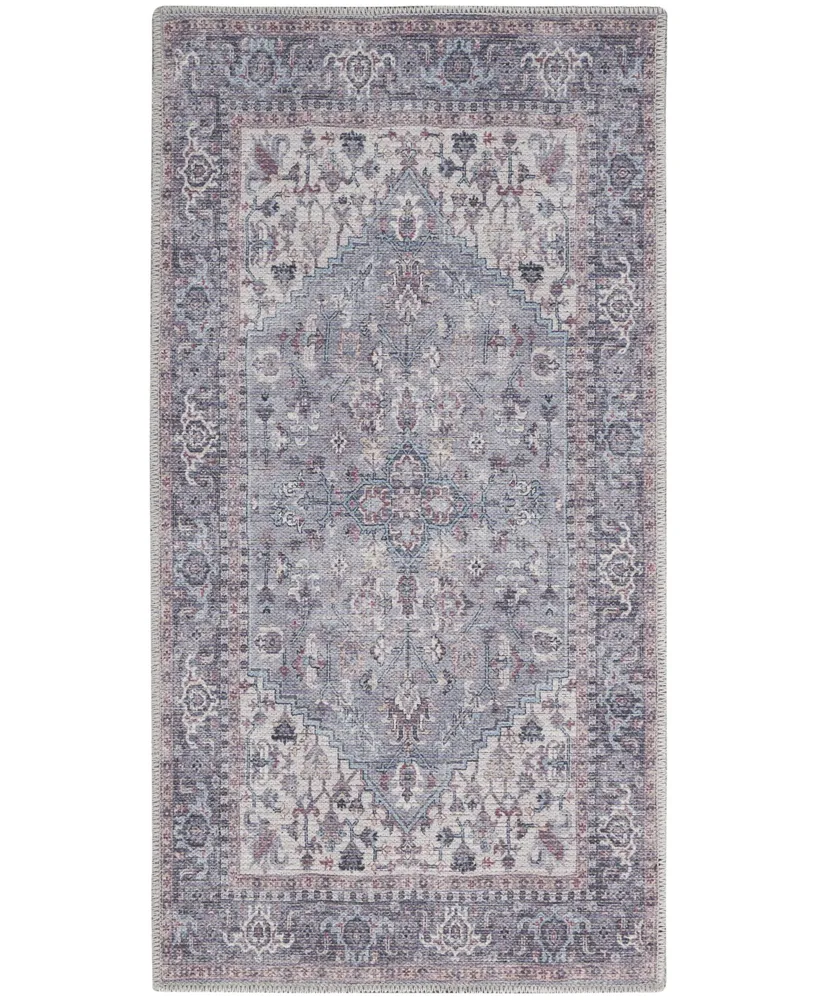 Nicole Curtis Series 1 SR101 Machine-Washable 2' x 3'9" Area Rug