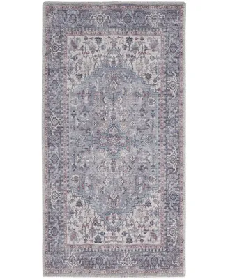 Nicole Curtis Series 1 SR101 Machine-Washable 2' x 3'9" Area Rug