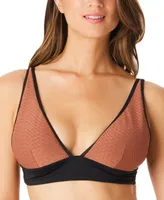 Sanctuary Women's Snake Bite Plunge Bikini Top