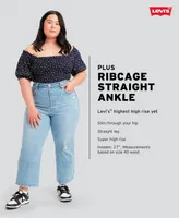Levi's Trendy Plus Ribcage Straight Ankle Jeans
