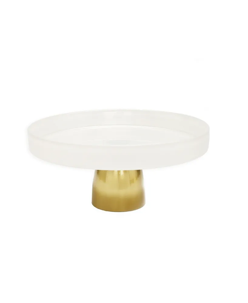Martha Stewart Collection Jadeite Cake Stand with Dome, Created for Macy's  - Macy's