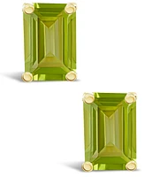 Peridot (1-3/8 ct. t.w.) Stud Earrings 14K Yellow Gold or White