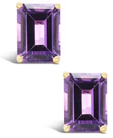 Amethyst (3-1/5 ct. t.w.) Stud Earrings 14K Yellow Gold or White