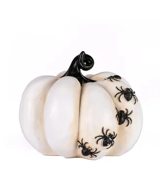 National Tree Company 6" Halloween Crawling Spiders Pumpkin