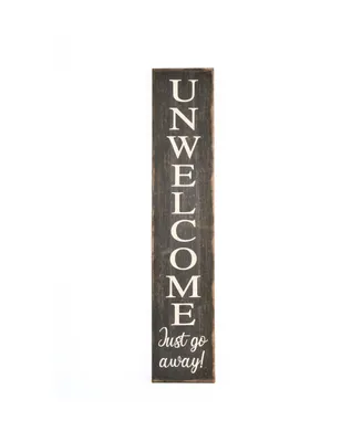 National Tree Company 39" Halloween "Unwelcome" Porch Sign