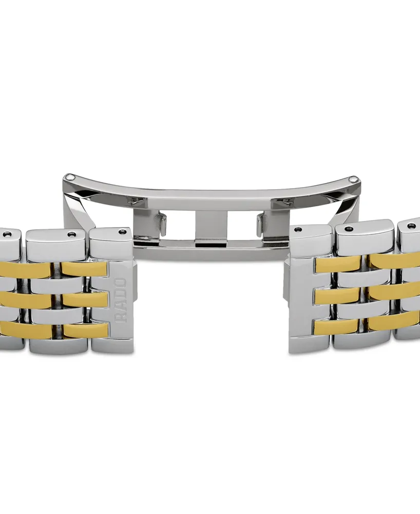 Rado Florence Men's Gold-Tone Stainless Steel Bracelet Watch 30mm