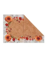 Laural Home Fall in Love Set of 4 Placemats, 13" x 19"