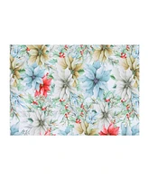 Laural Home Glad Tidings Set of 4 Placemats, 13" x 19" - Off