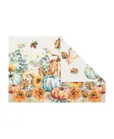 Laural Home Harvest Sun Set of 4 Placemats, 13" x 19"