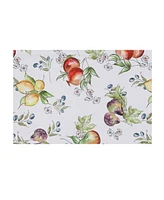 Laural Home Tuscan Fruit Sketch Set of 4 Placemats, 13" x 19"