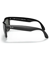 Ray-Ban Polarized Sunglasses, RB4105 Folding Wayfarer