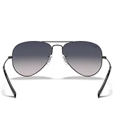 Ray-Ban Polarized Unisex Sunglasses, RB3025 Aviator Gradient