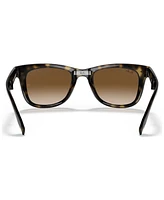 Ray-Ban Sunglasses, RB4105 Folding Wayfarer